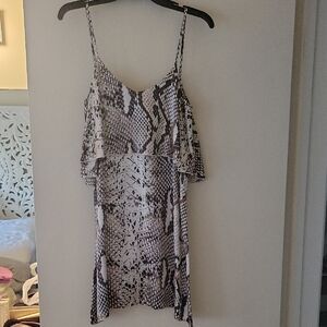 Stylish Snake Print Dress